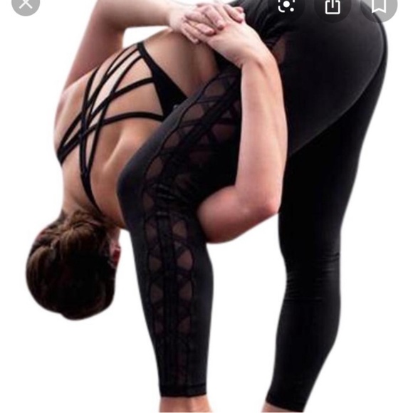 Lululemon High Times Rhythm Mesh Leggings - Picture 1 of 9
